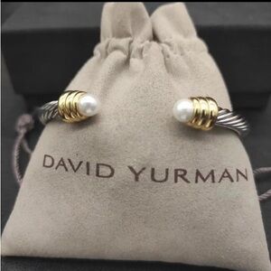 David Yurman Bracelet Classic Cable Bracelet with pearll 5mm